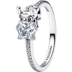 Pandora Disney Stitch & Stone Ring - Silver/Transparent