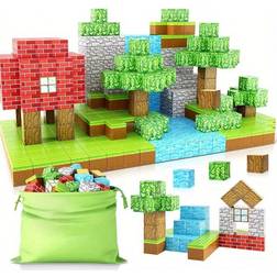 Shein Magnetic Building Blocks, A Sensory Gift Featuring Magnet Cubes, Magnetic Blocks Building Toys,Are An Enhanced STEM Present Designed To Help Children Develop Their Cognitive Skills- Perfect Sensory Gift For Boys And Girls, Toddler Toys With Magnets And Cubes For Endless Fun,Random Color