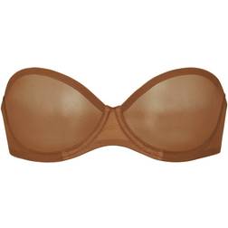 SKIMS Ultra Fine Mesh Strapless Bra - Bronze