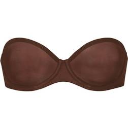 SKIMS Ultra Fine Mesh Strapless Bra - Mahogany