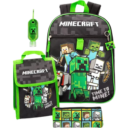 Minecraft Printed Backpack 4-pack - Black