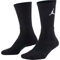 Nike Jordan Flight Crew Basketball Socks - Black/White