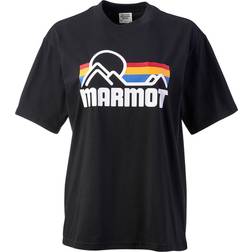 Marmot Women's Coastal Short Sleeve T-shirt - Black/Multi