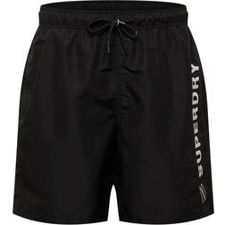 Superdry Code Applque Recycled Swim Shorts 19" - Black