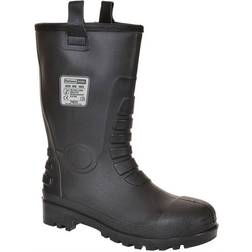 Portwest FW75 - Steel PVC Rigger Boot S5 FO - Black