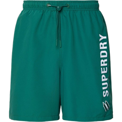 Superdry Code Applque Recycled Swim Shorts 19" - Green