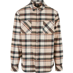Urban Classics Mountain Flannel Shirt - Beige