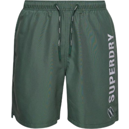 Superdry Code Applque Recycled Swim Shorts 19" - Forest Night Green