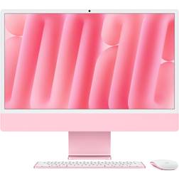 Apple iMac, 24-inch, M4 Chip, 8-core CPU, 8-core GPU, 24GB Unified Memory, 1TB SSD Storage Pink