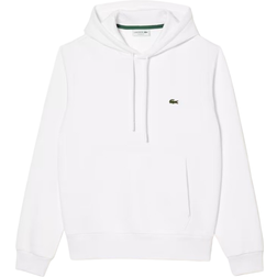 Lacoste Men's Fleece Hoodie Sweatshirts - White