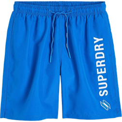 Superdry Code Applque Recycled Swim Shorts 19" - Blue Bay