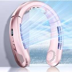 Leaper 100-Speed Portable Bladeless Neck Fan Pink
