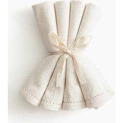 H&M Linen Mix Tøyserviett Beige (40x40cm)