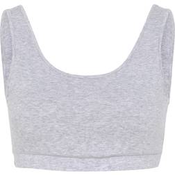 JBS Bamboo Viscose Bra Top - Light Grey Melange