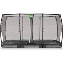 Exit Toys Cama elástica de suelo Allure Premium 214x366cm negro
