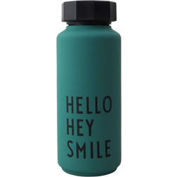 Design Letters Insulated Dark Green Water Bottle 0.5L