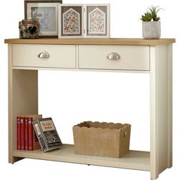 GFW Lancaster Cream Console Table 35x97cm