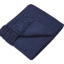 Drift Hayden Eco-Friendly Throw Blankets Blue (200x200cm)