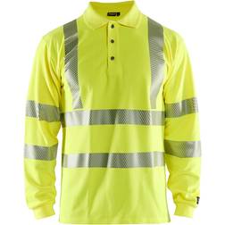 Blåkläder 3439 Multinorm Long Sleeved Polo Shirt - Hi-Vis Yellow