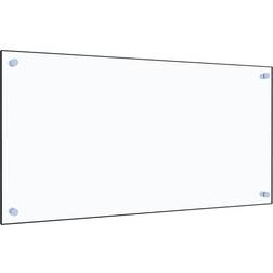 vidaXL Tempered Glass Transparent Spritzschutz 40cm