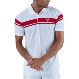 Sergio Tacchini Young Line Pro Polo - White/Red