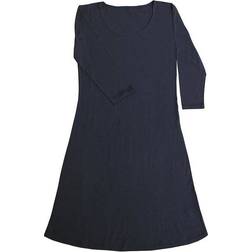 Joha 3/4 Sleeves Dress - Dark Blue
