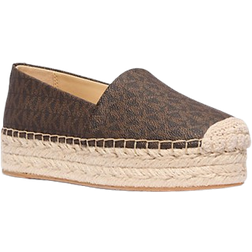 Michael Kors Lynn Signature Logo Platform Espadrille - Brown
