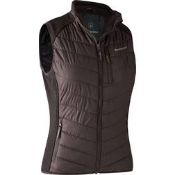 Deerhunter Lady Caroline Padded Waistcoat - Dark Plum