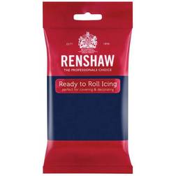 Renshaw Ready to Roll Fondant Icing Navy Blue 250g Sugar Paste