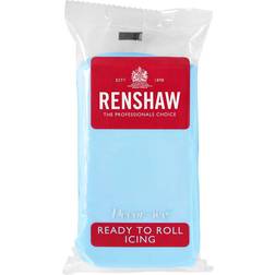 Renshaw Ready to Roll Fondant Icing Baby Blue 250g Sugar Paste
