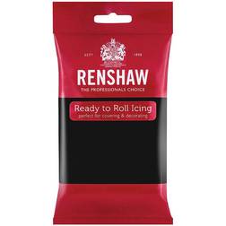 Renshaw Ready to Roll Fondant Icing Jet Black 250g Sukkerpasta