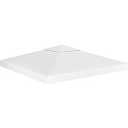 vidaXL Paviljongtak Med Ventilering 310 g/m² 3x3 m Vit