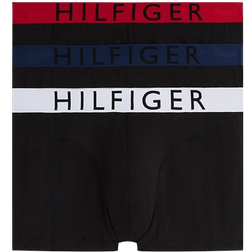 Tommy Hilfiger Contrasting Waistband Boxers 3-pack - Med Red/White/Des Sky