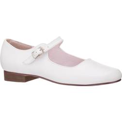 Nina Kid's Bonnett Mary Jane - White