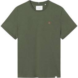 Les Deux Norregaard T-shirt - Olive Night/Orange