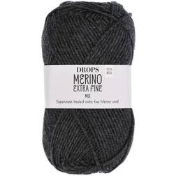 Drops Design Merino Extra Fine Mix Dark Grey 105m
