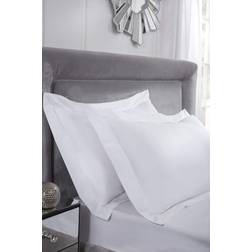 Emma Barclay 400 Thread Count Cotton Oxford Pillow Case White (75x50cm)