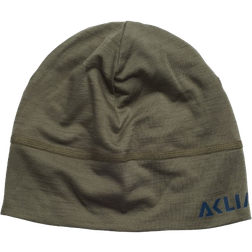 Aclima LightWool 140 Beanie - High Risk Red/Ranger Green