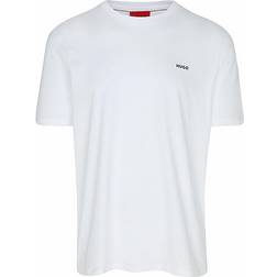 HUGO BOSS Dero222 Logo Print Cotton Jersey T-shirt - White