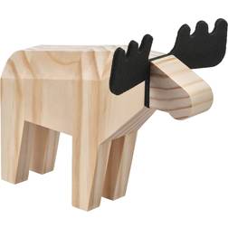 IKEA HÖSTAGILLE Pine/Black Figurine 18cm