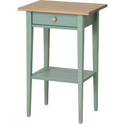 IKEA HEMNES Grey/Green/Light Brown Stained Sängbord 35x46cm