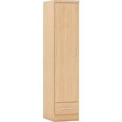 SECONIQUE Nevada Oak Wardrobe 40x183cm