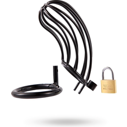 CockLock Metal Chastity Cage Grid Black 50 mm