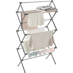 Songmics Foldable Clothes Airer Drying Rack - Grey