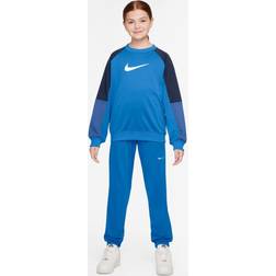 Nike Polyknit Crew Tracksuit Junior Kids - Blue