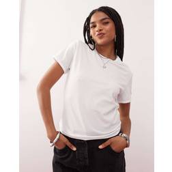 Weekday T-Shirt With Bound Seams - White