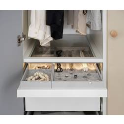 IKEA Komplement Opbevaring Med 4 Rum Lysegrå 15x53x5 cm Opbevaringsskab