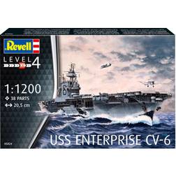 Revell USS Enterprise CV-6 1:1200