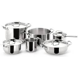 Lagostina Sfiziosa Batterie de cuisine avec couvercle 10 Pièces