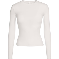 SKIMS Cotton Jersey Long Sleeve T-shirt - Marble